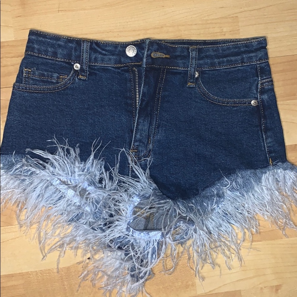 Feather Jean Shorts